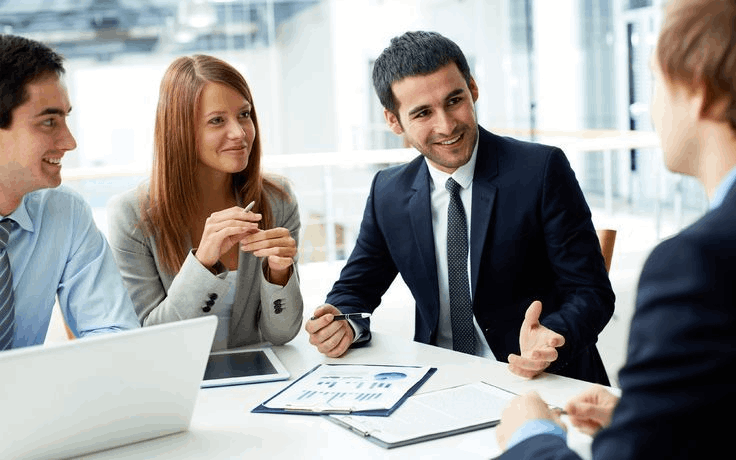 Líder ejecutivo en sesión de coaching